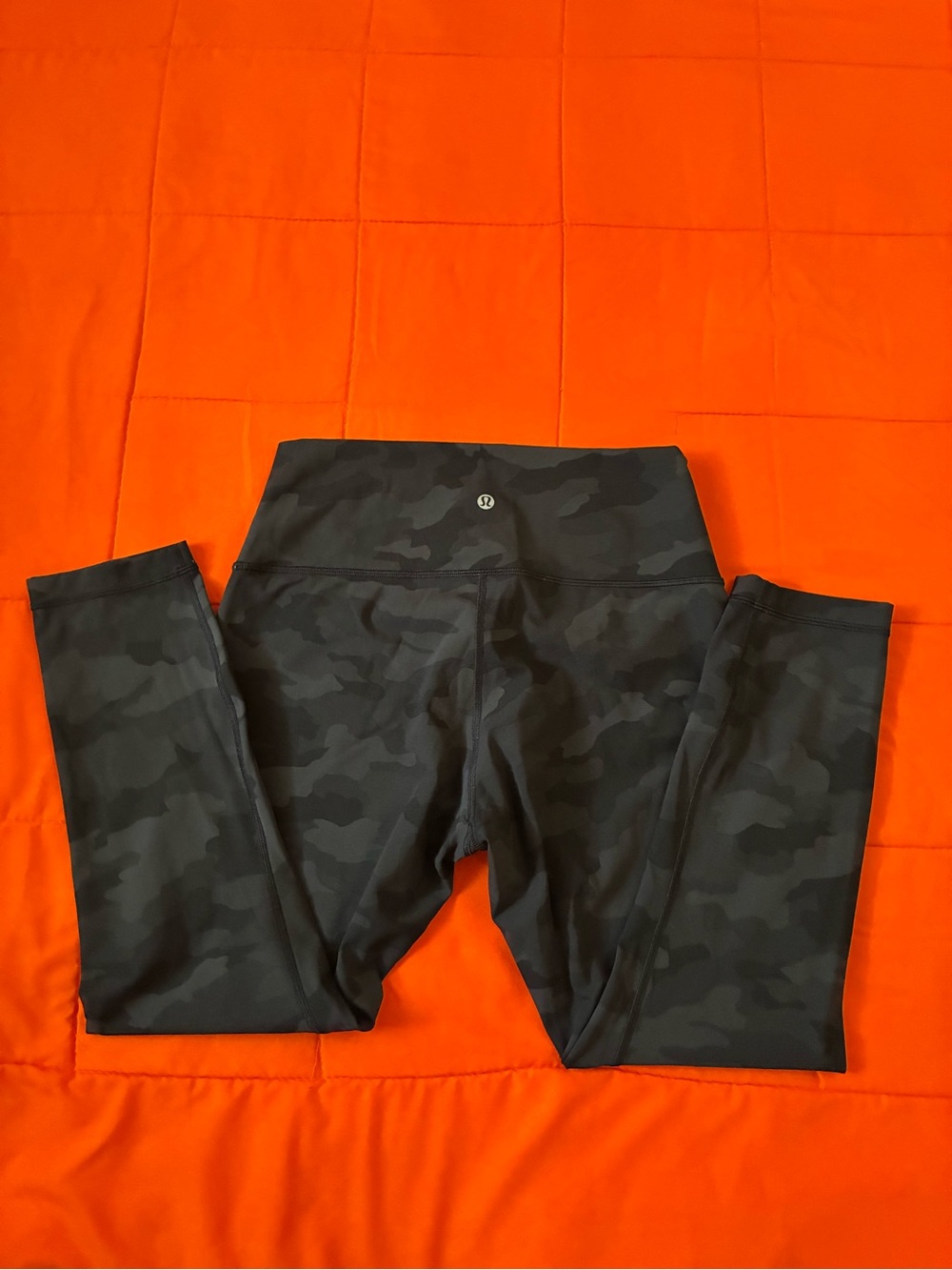 Lululemon Leggings Womens 10 Camo High Rise Athletic Activewear Gym